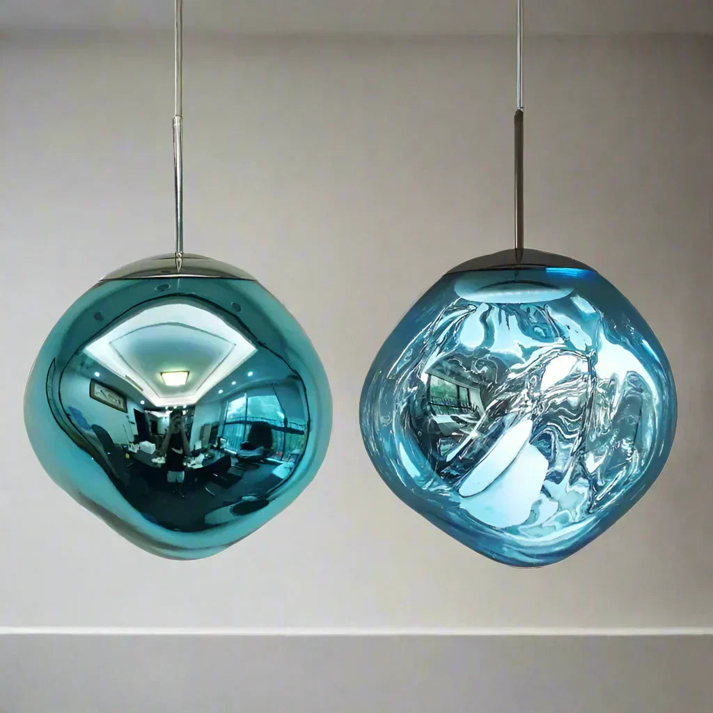 Fjordline – nordycka lampa wisząca z przezroczystym szkłem do kuchni i salonu