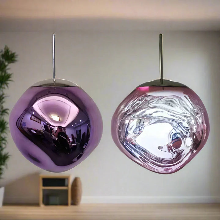 Fjordline – nordycka lampa wisząca z przezroczystym szkłem do kuchni i salonu
