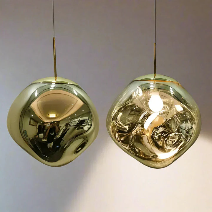 Fjordline – nordycka lampa wisząca z przezroczystym szkłem do kuchni i salonu
