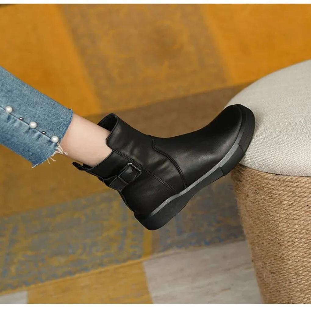 Vintage Botki Ankle – Retro Styl z Nowoczesnym Nutem