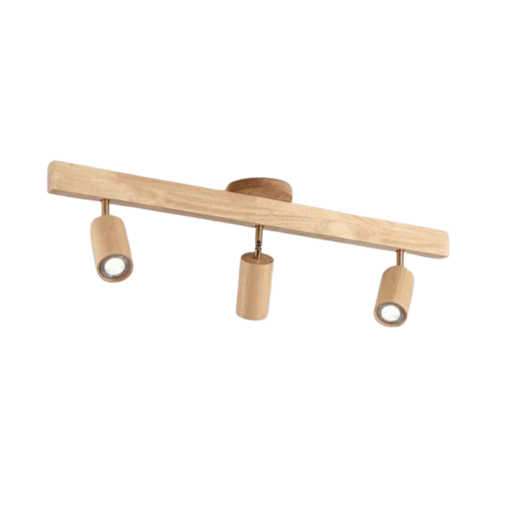 Regulowany Drewniany Reflektor Sufitowy – EcoLux