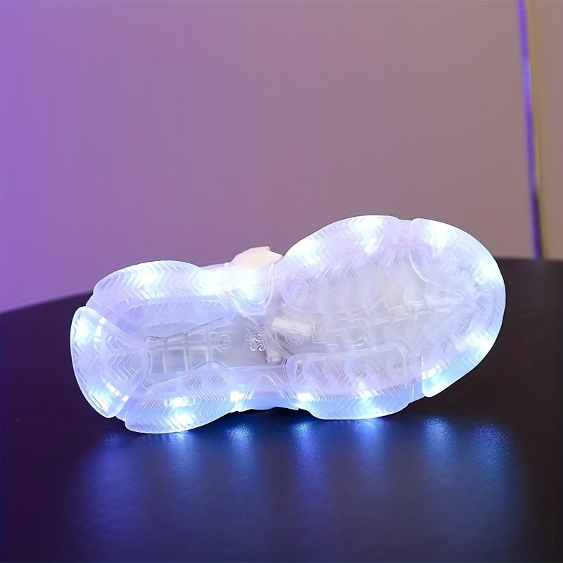 Świecące sneakersy dla dzieci – kolorowe, z podświetleniem LED na zabawny wygląd