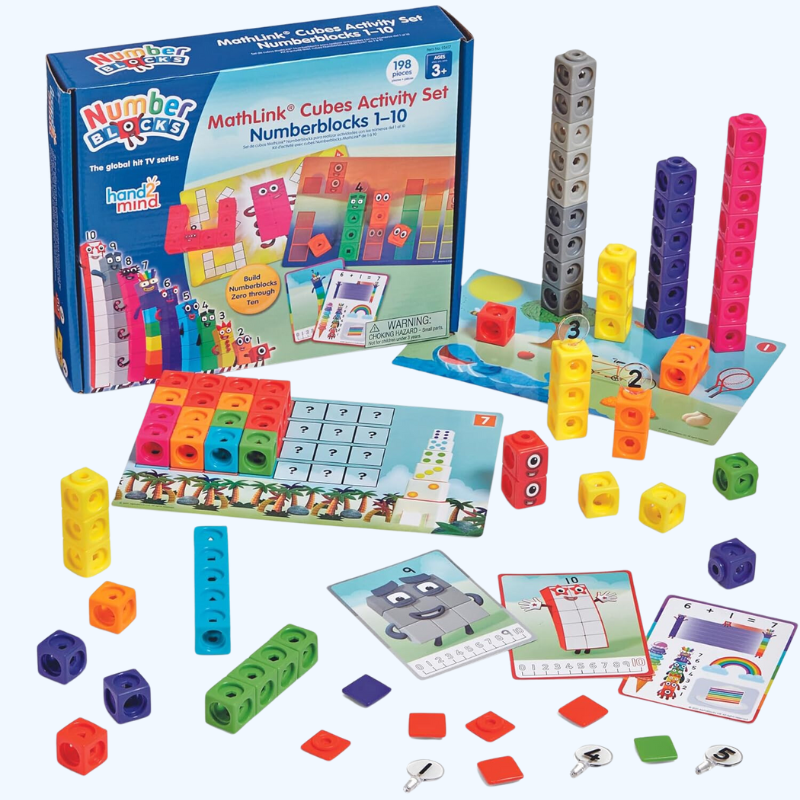 Kostki Numberblocks 1-10 - Zabawka edukacyjna dla przedszkolaków