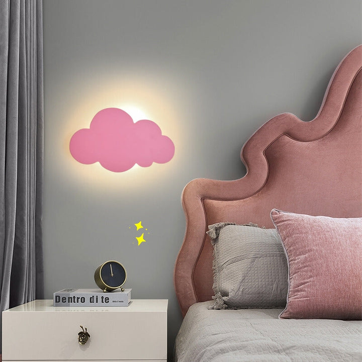 Minimalistyczna Nowoczesna Lampa Ścienna w Kształcie Chmury Aria