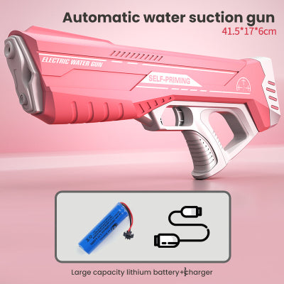 Pistolet na wodę z silnym strumieniem i akumulatorem USB dla dzieci i dorosłych – SpritzPower X1
