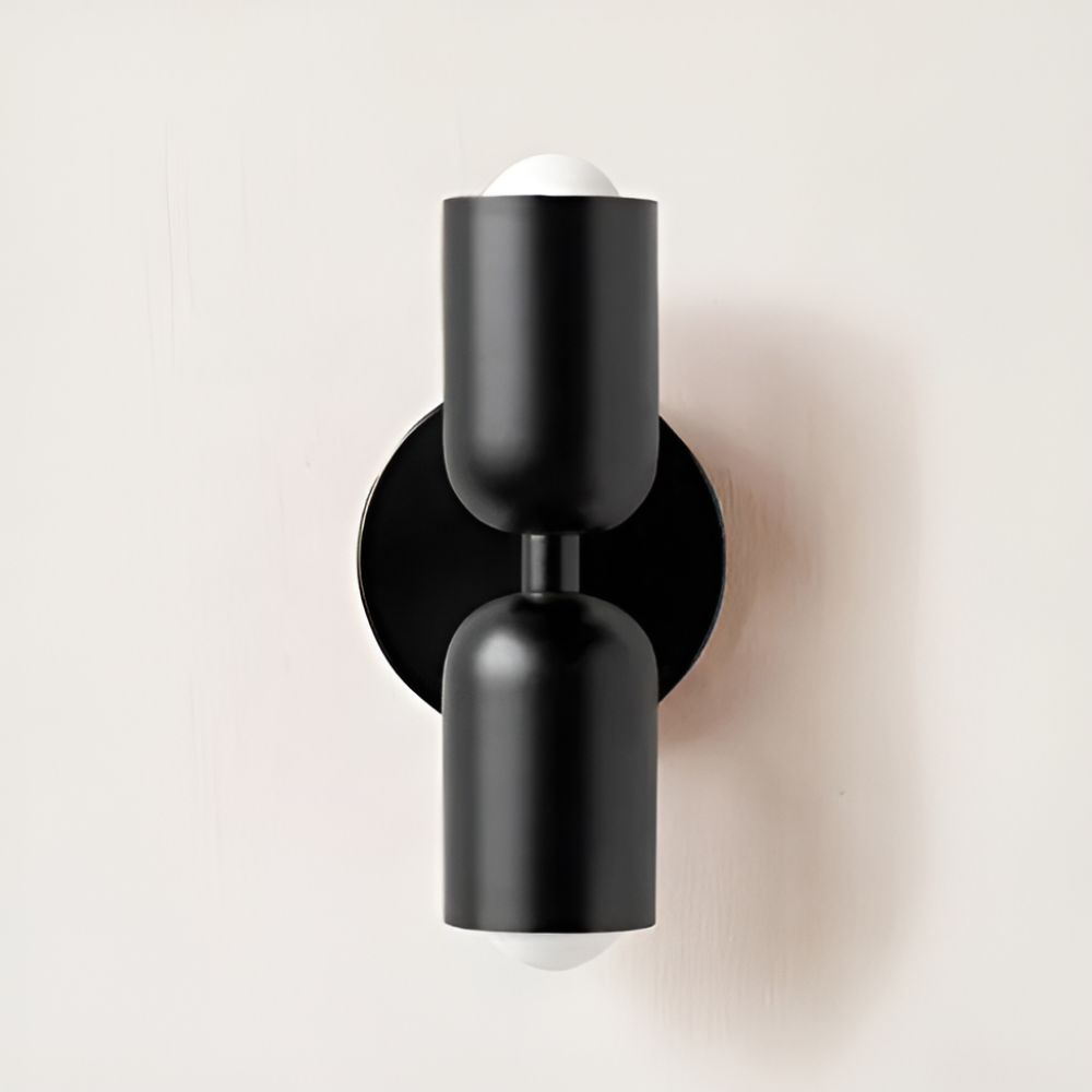 Dwustronna Lampa Ścienna LED w Skandynawskim Designie - Nowoczesne Oświetlenie do Domu