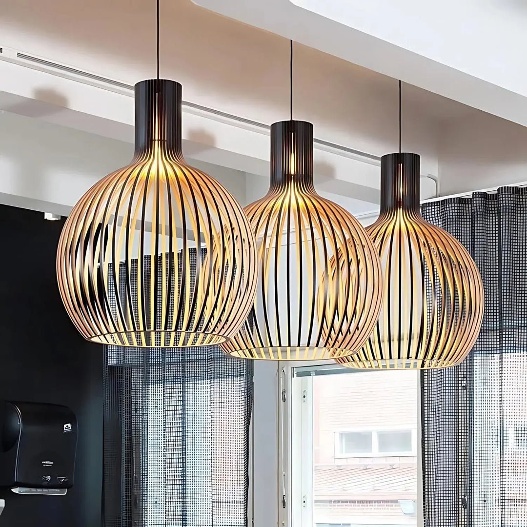 Elegancka duńska lampa wisząca - design skandynawski - regulowana