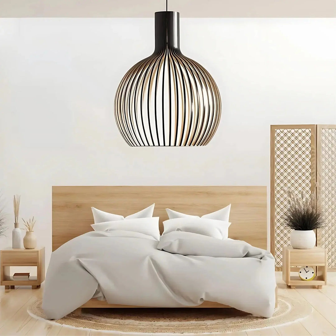 Elegancka duńska lampa wisząca - design skandynawski - regulowana