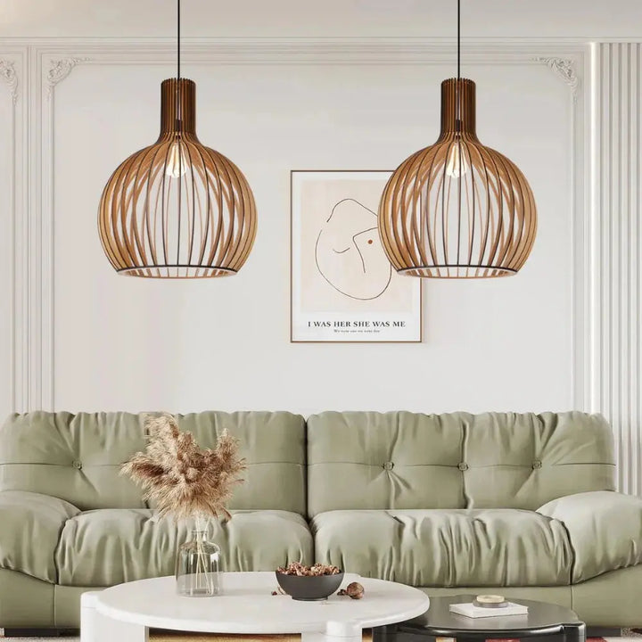 Elegancka duńska lampa wisząca - design skandynawski - regulowana