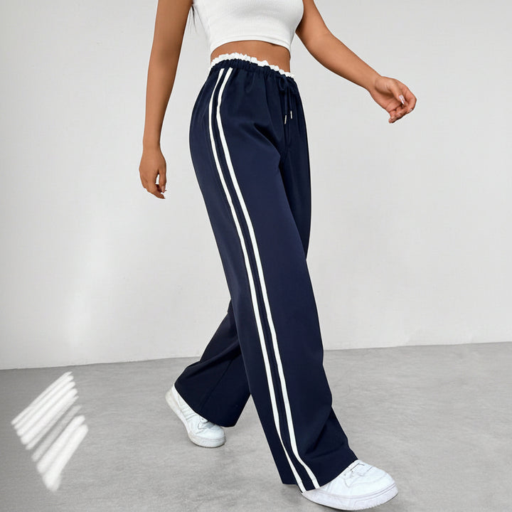 Trendy Sportowe Szerokie Spodnie