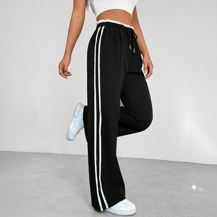 Trendy Sportowe Szerokie Spodnie