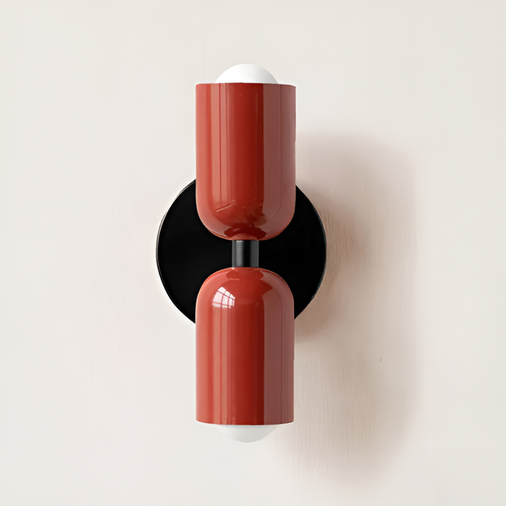 Dwustronna Lampa Ścienna LED w Skandynawskim Designie - Nowoczesne Oświetlenie do Domu