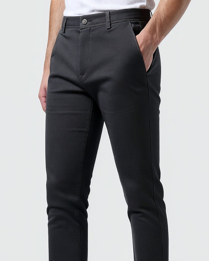 Męskie spodnie chino slim fit na co dzień i do biura