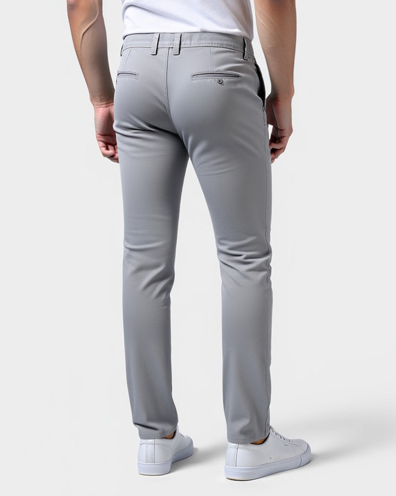 Męskie spodnie chino slim fit na co dzień i do biura
