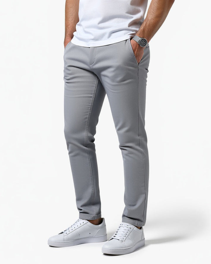 Męskie spodnie chino slim fit na co dzień i do biura