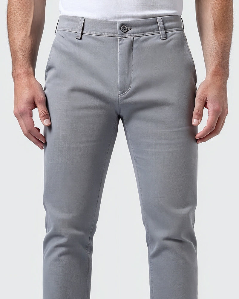Męskie spodnie chino slim fit na co dzień i do biura
