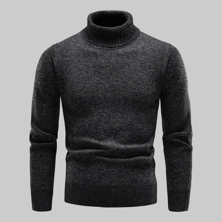 Elegancki sweter z golfem Wyrafinowany design o klasycznym wyglądzie