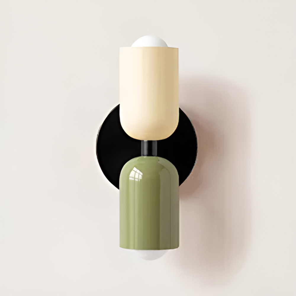 Dwustronna Lampa Ścienna LED w Skandynawskim Designie - Nowoczesne Oświetlenie do Domu