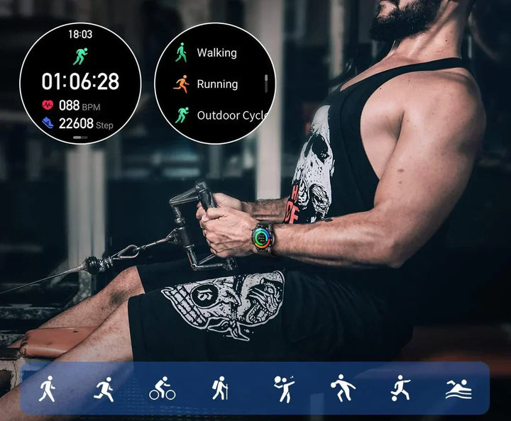 Luksusowy smartwatch męski - Axel
