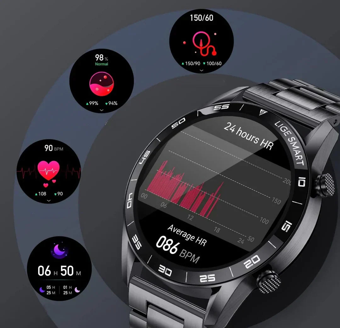 Luksusowy smartwatch męski - Axel