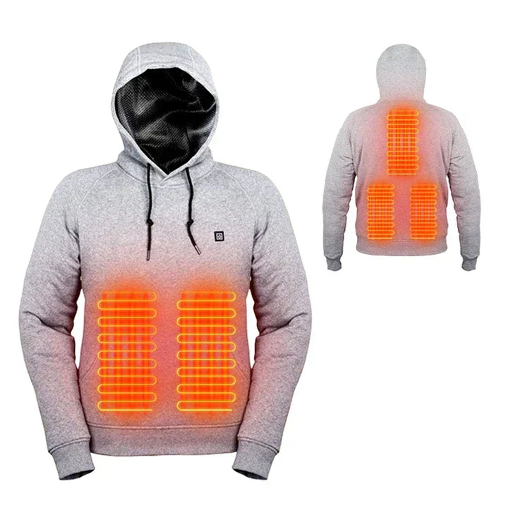 Ogrzewana bluza zimowa unisex - ThermaHoodie