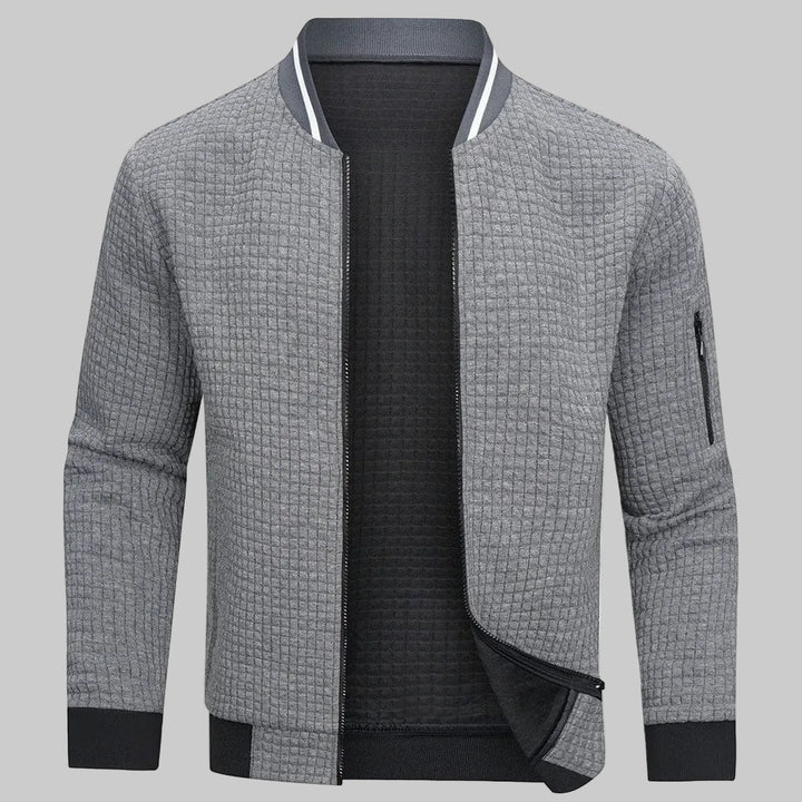 Męski sweter z półsuwakiem