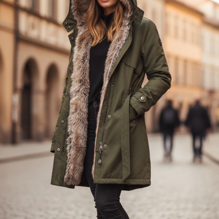Damska zimowa parka