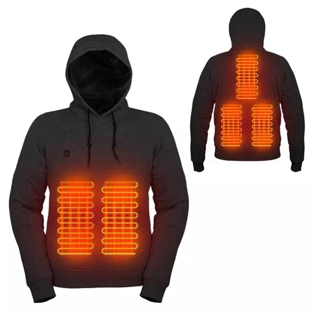 Ogrzewana bluza zimowa unisex - ThermaHoodie