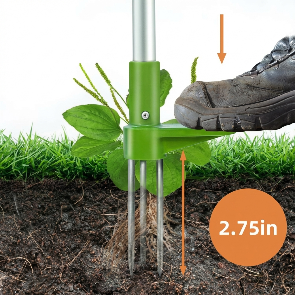 RootRipper Ergonomiczny Ogród Odchwaszczacz 1 metr