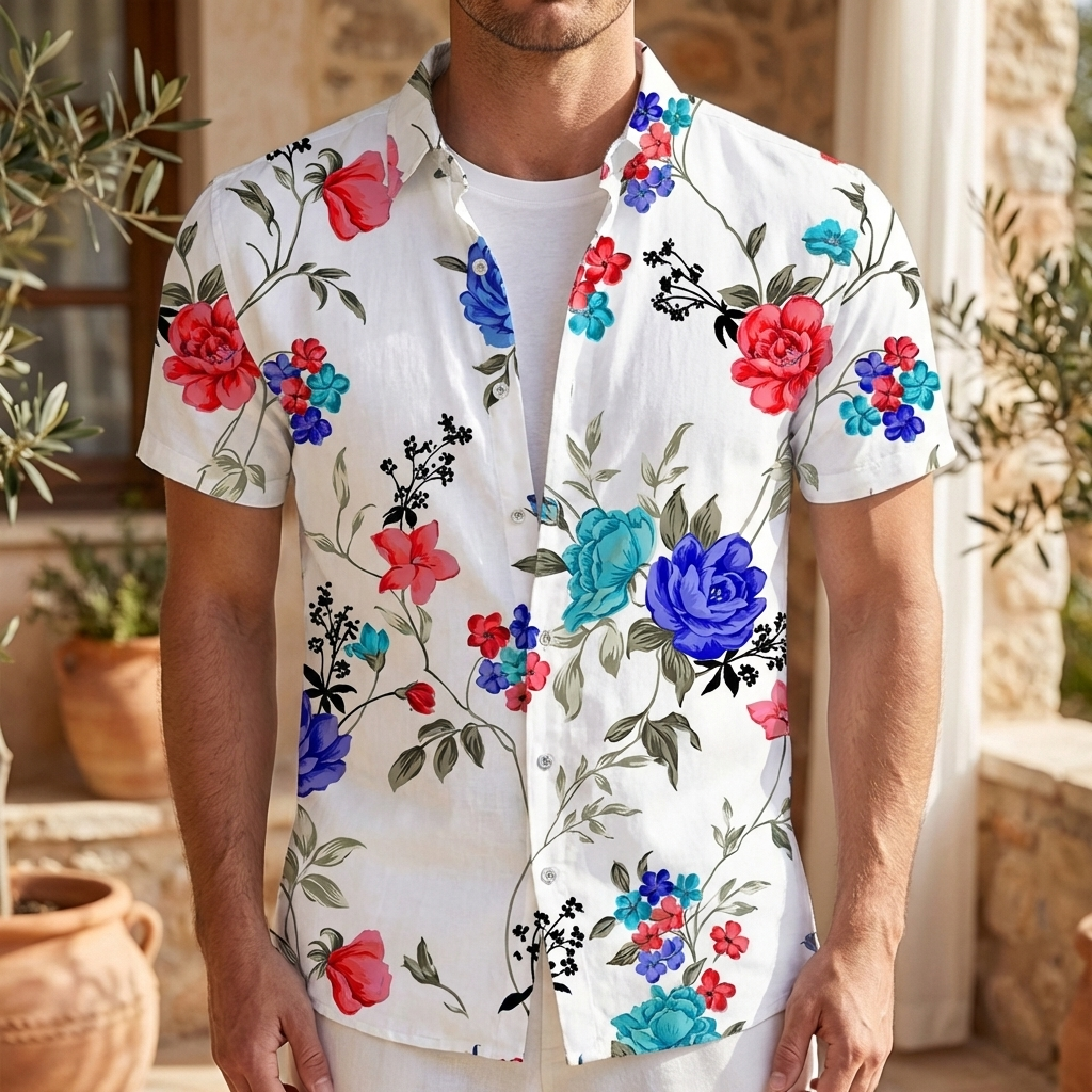 Stylowa Męska Koszula Designer