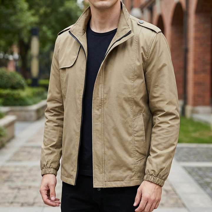 Męska Kurtka Zip-Up na Co Dzień