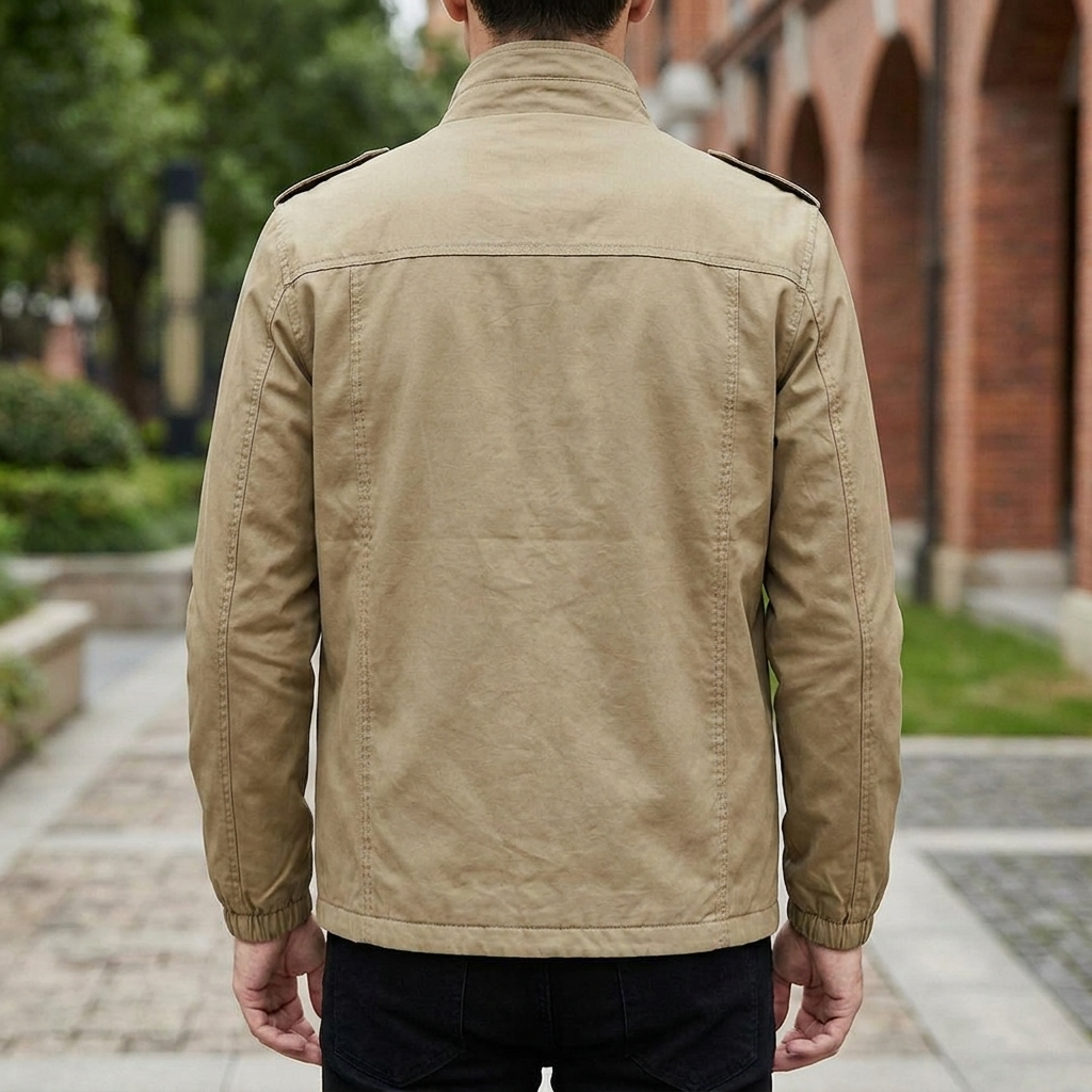 Męska Kurtka Zip-Up na Co Dzień