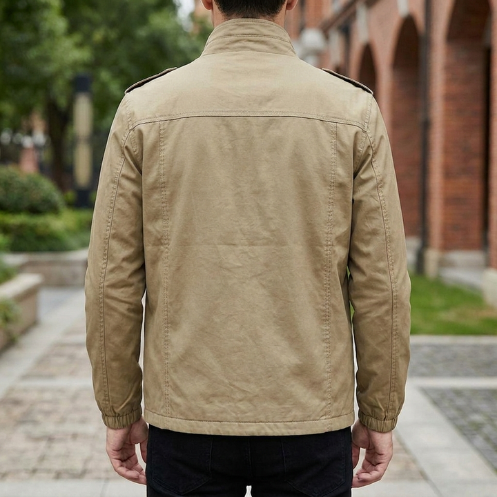 Męska Kurtka Zip-Up na Co Dzień