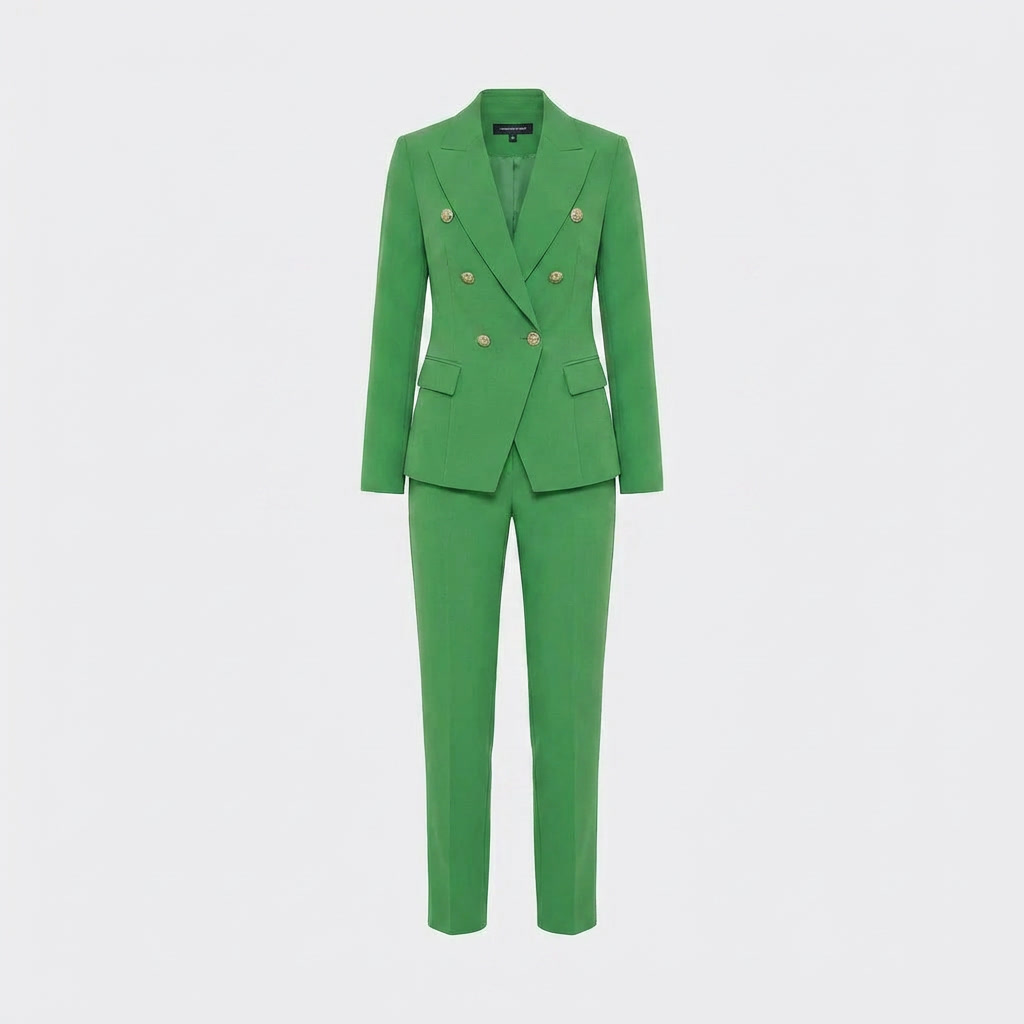 Dwuczesciowy zestaw blazer i spodni