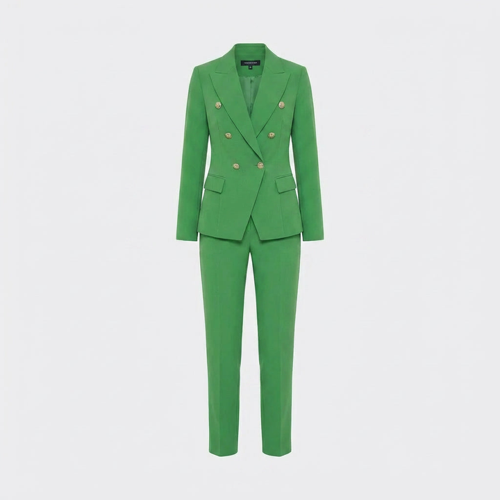 Dwuczesciowy zestaw blazer i spodni
