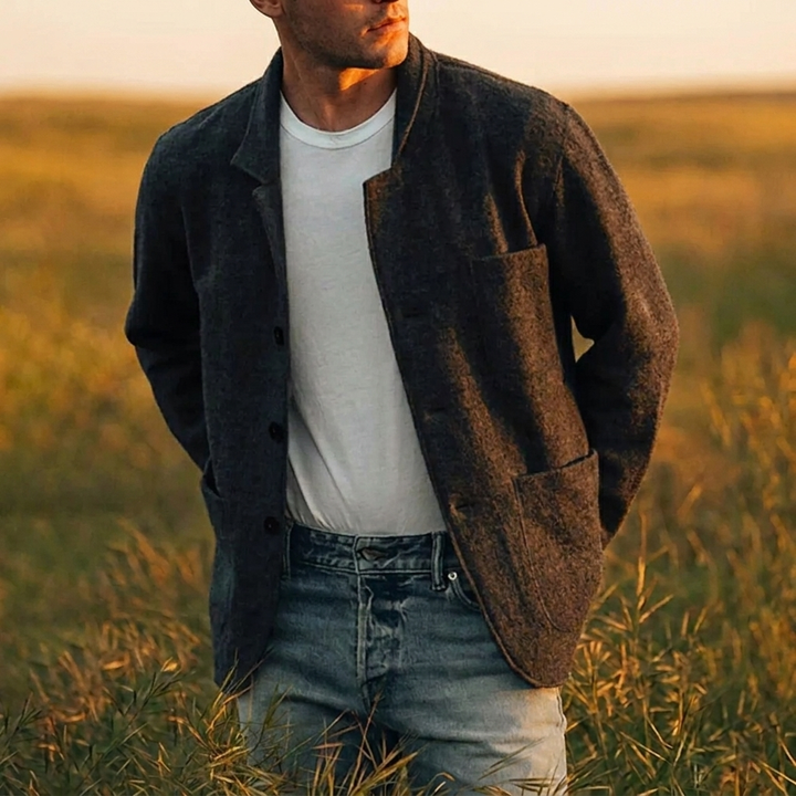 Casual Checked Blazer dla Mężczyzn