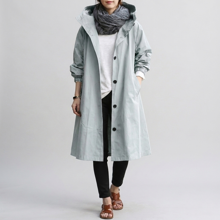 Płaszcz przeciwdeszczowy damski