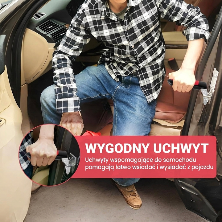 2 sztuki uchwytów pomocnicznych do samochodu z narzędziami awaryjnymi