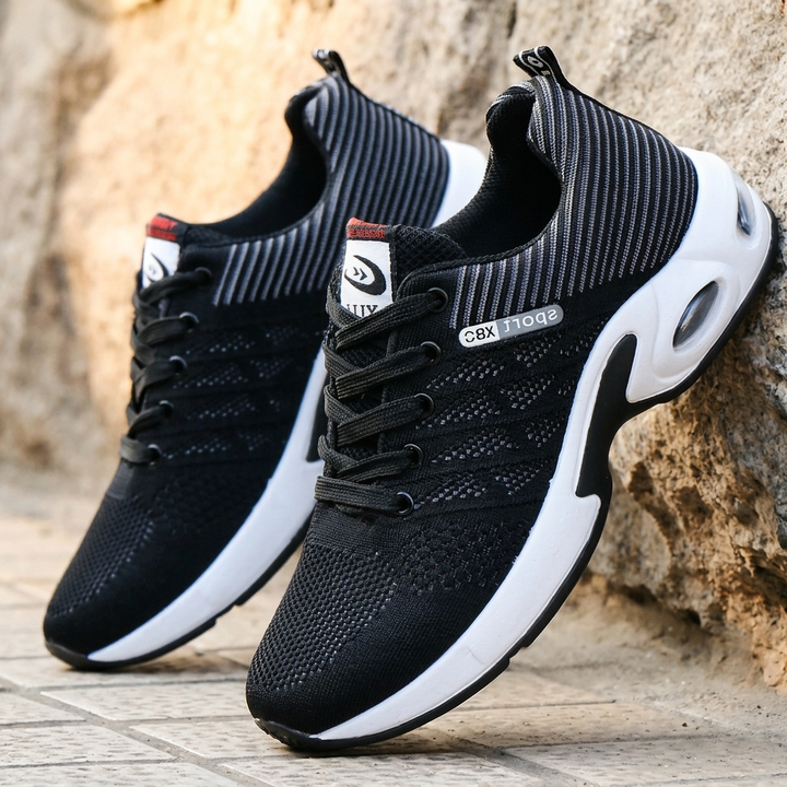 Buty Sportowe Męskie Oddychające, Czerwony 39