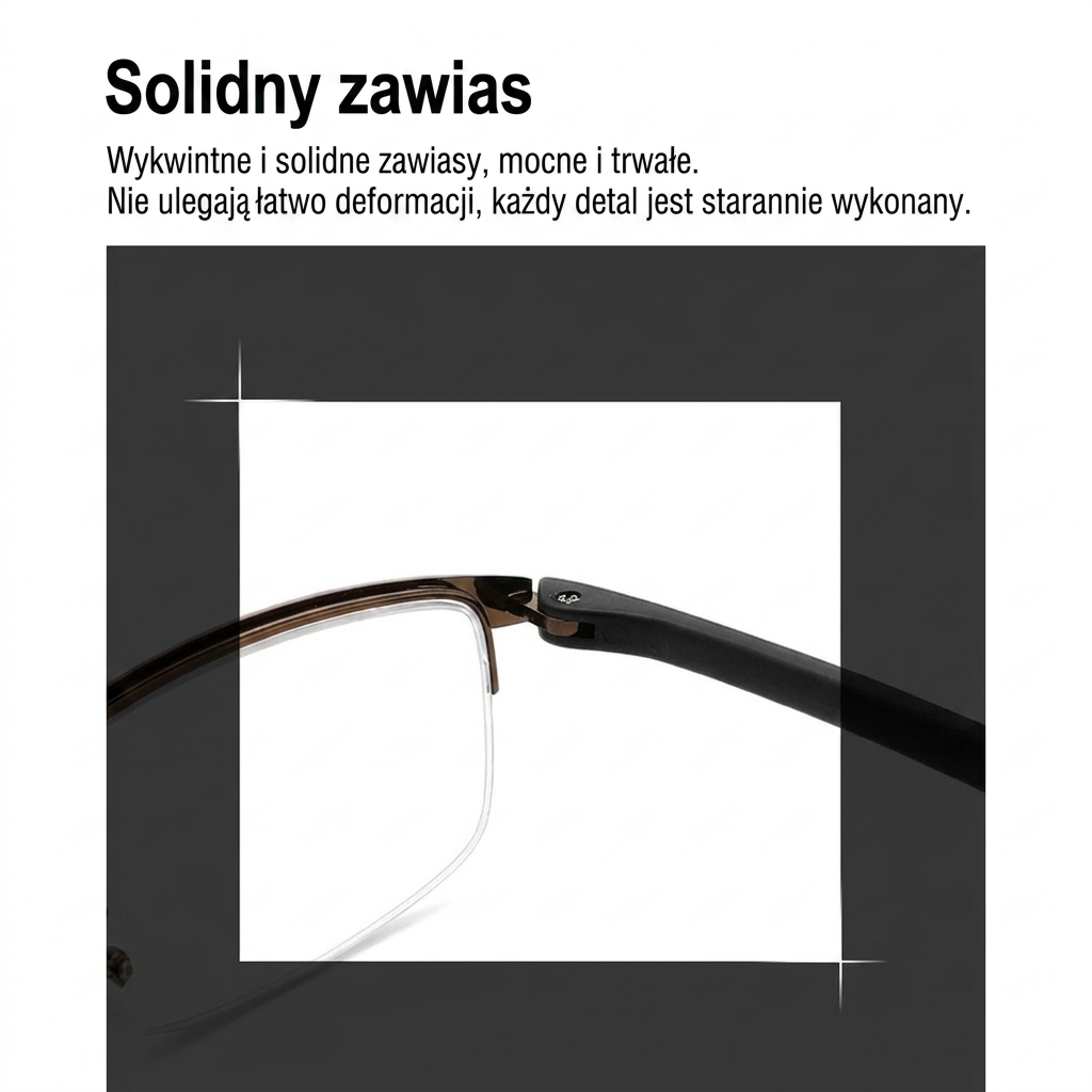 Inteligentne progresywne okulary przeciwsłoneczne