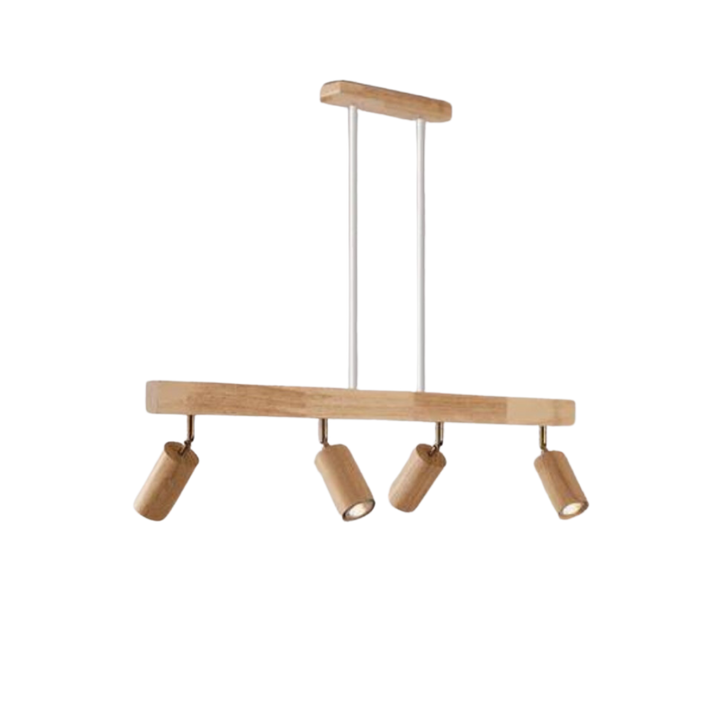 Regulowany Drewniany Reflektor Sufitowy – EcoLux