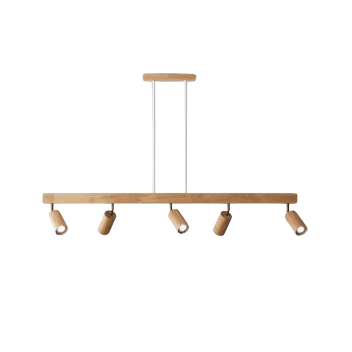 Regulowany Drewniany Reflektor Sufitowy – EcoLux