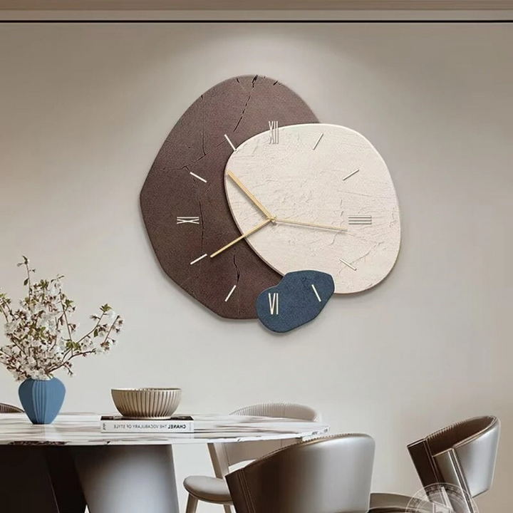 Drewniany zegar ścienny z lampką LED | Elegancki i praktyczny design