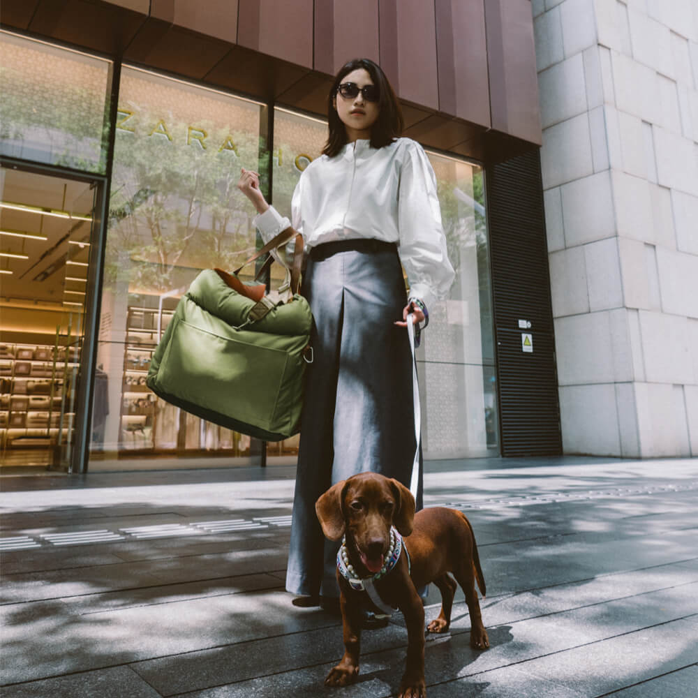 Wygodny zimowy fotelik samochodowy dla psa - PawLuxury