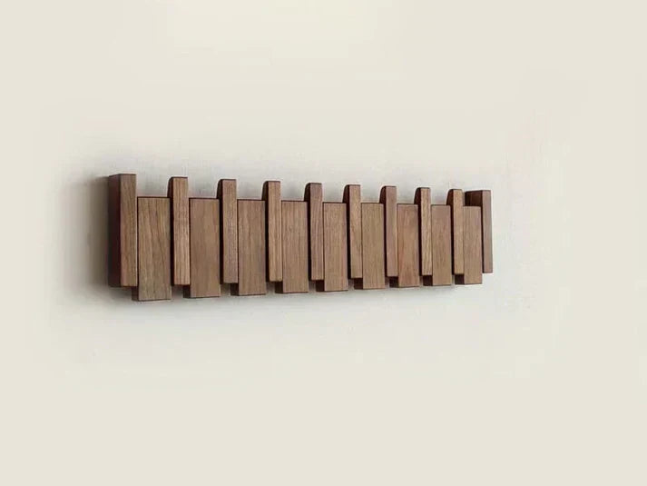 MelodyRack | Drewniany wieszak inspirowany fortepianem