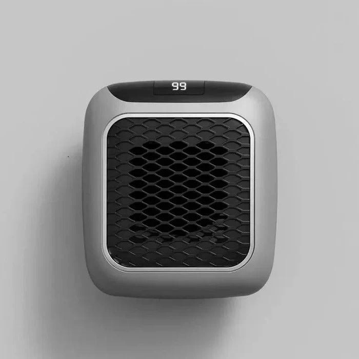 Mini grzejnik ścienny 800 W do gniazdka, cichy i kompaktowy