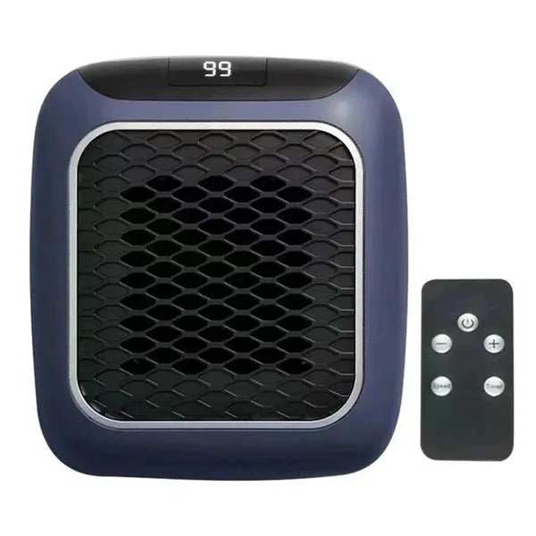 Mini grzejnik ścienny 800 W do gniazdka, cichy i kompaktowy