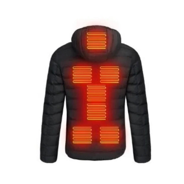 Lekka ogrzewana kurtka unisex z wieloma strefami ciepła