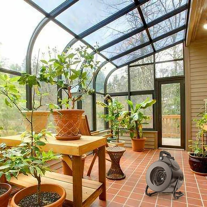Wytrzymały termowentylator 1500 W z metalu z klasą IPX4