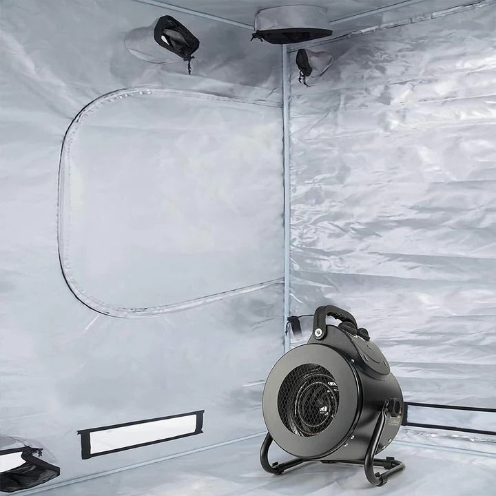 Wytrzymały termowentylator 1500 W z metalu z klasą IPX4